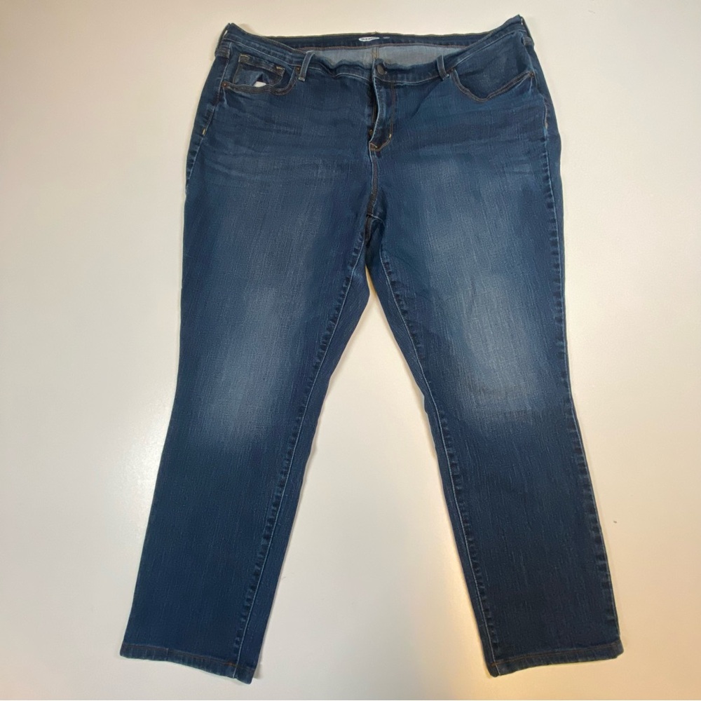Old Navy Curvy Skinny Blue Denim Jeans Women’s Size 18 Stretch